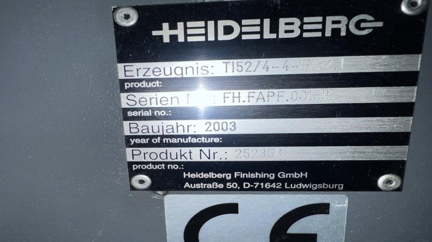 Heidelberg Stahlfolder, TI 52/ 4-4-F 155.1